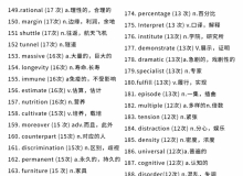 四级单词背背背！